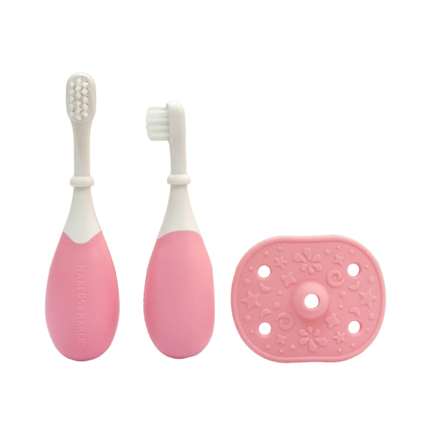 Marcus & Marcus 3-Stage Palm Grasp Toddler Training Toothbrush