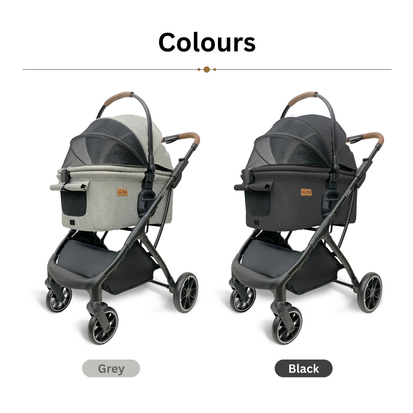 Ni Pet T100 Plus Detachable Pet Stroller