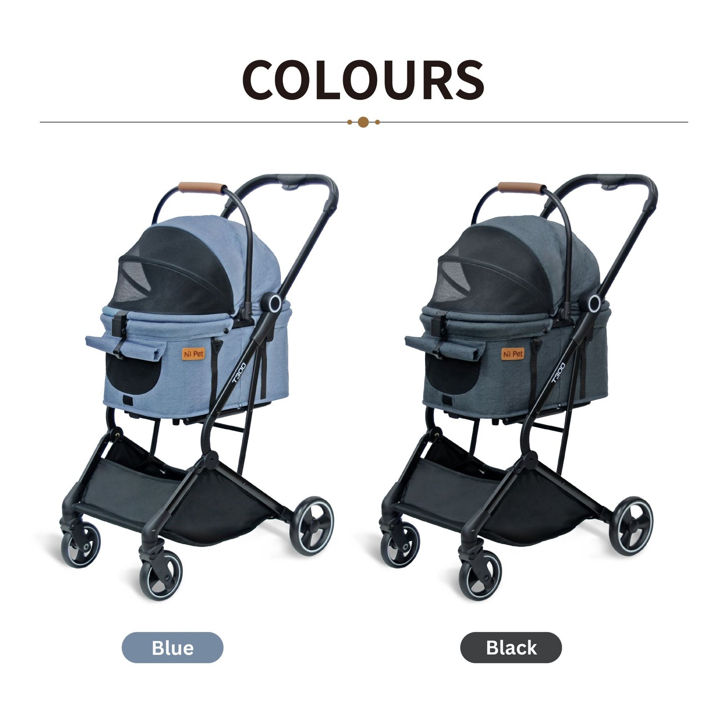 Ni Pet T300 Detachable Pet Stroller