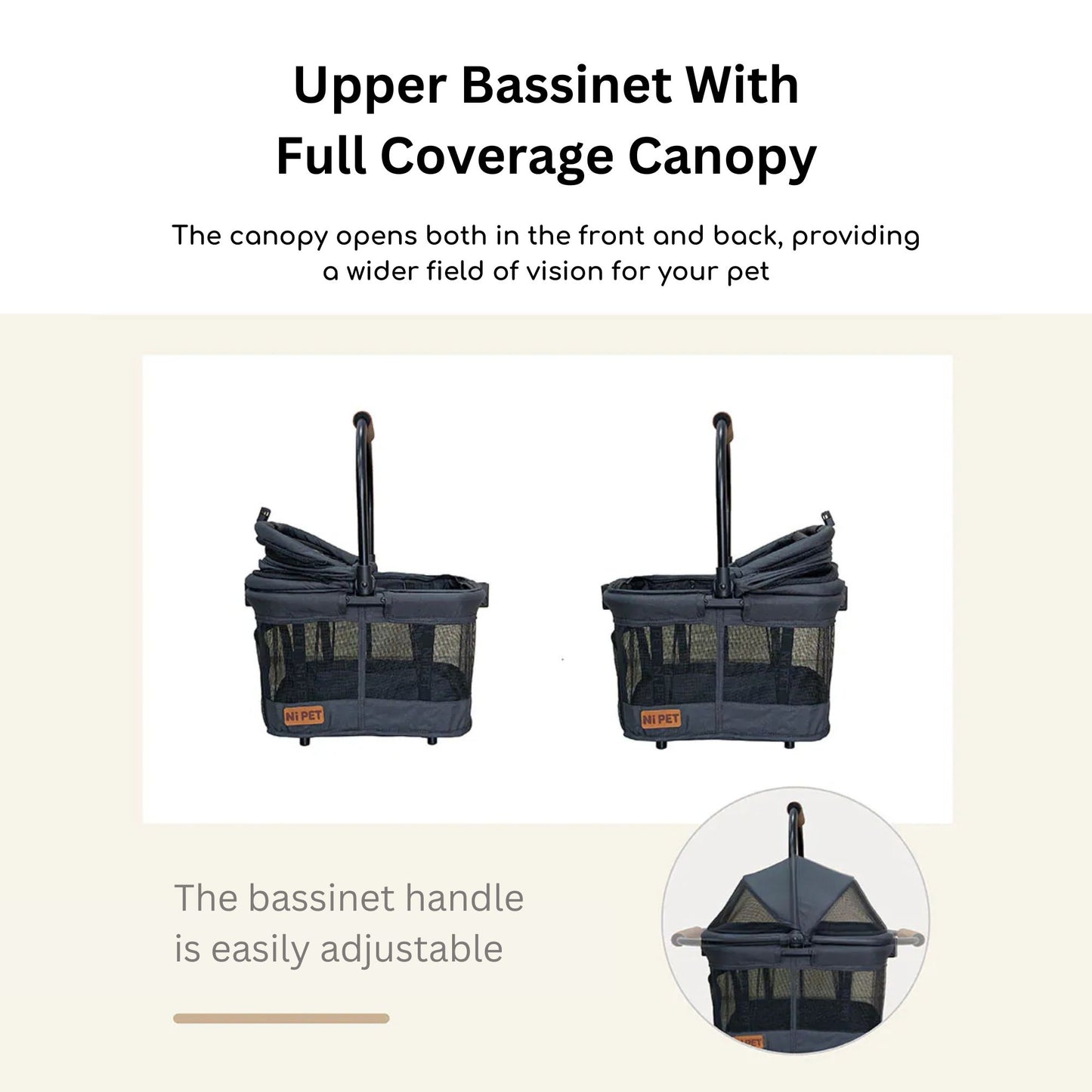 Ni Pet D200 Double Layer Pet Stroller