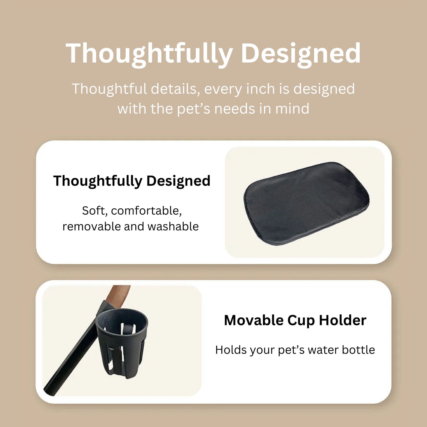 Ni Pet D200 Double Layer Pet Stroller