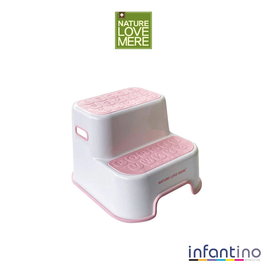 Nature Love Mere ABC Safety Step Stool For Kids (Anti-Slip, Potty Training, Booster)