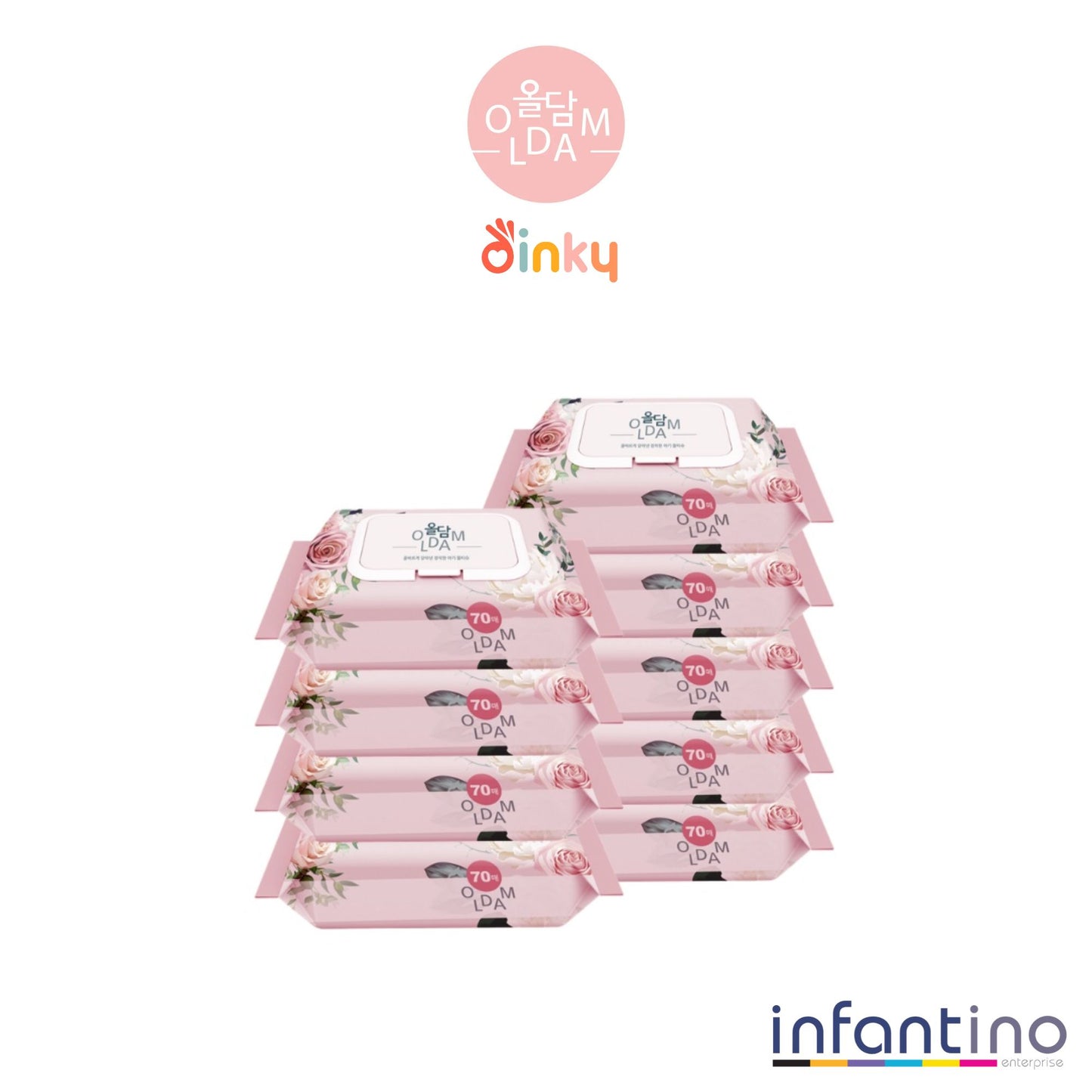 Oldam 올담 Signature Korean Baby Wipes - Super Duper Thick (80gsm), Super Duper Moist