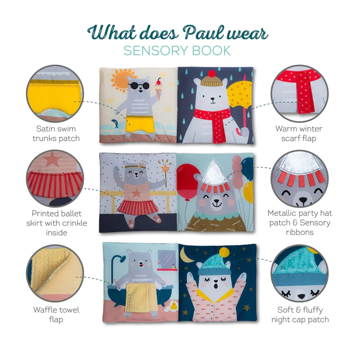 Taf Toys What Does Paul Wear Book