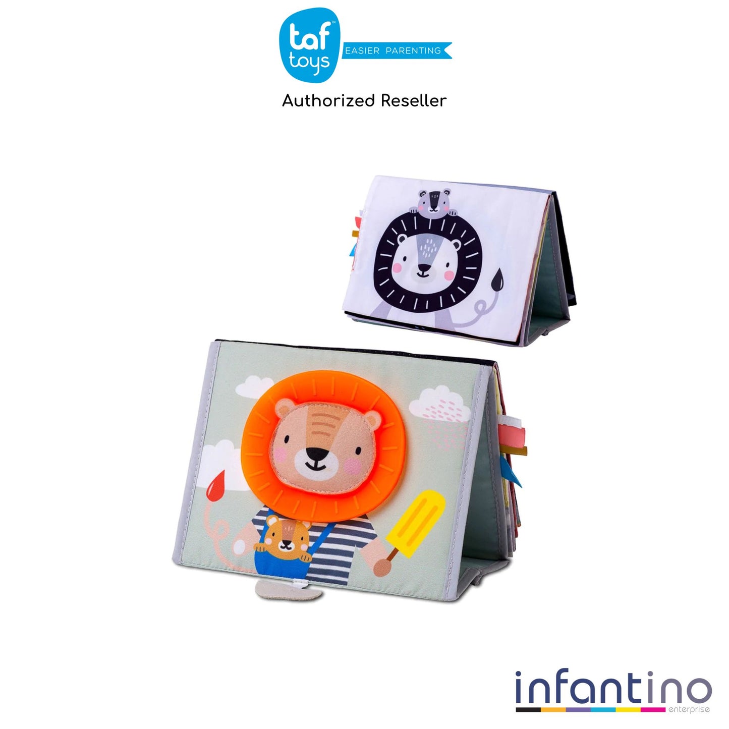 Taf Toys Savannah Tummy-Time Book - Infantino