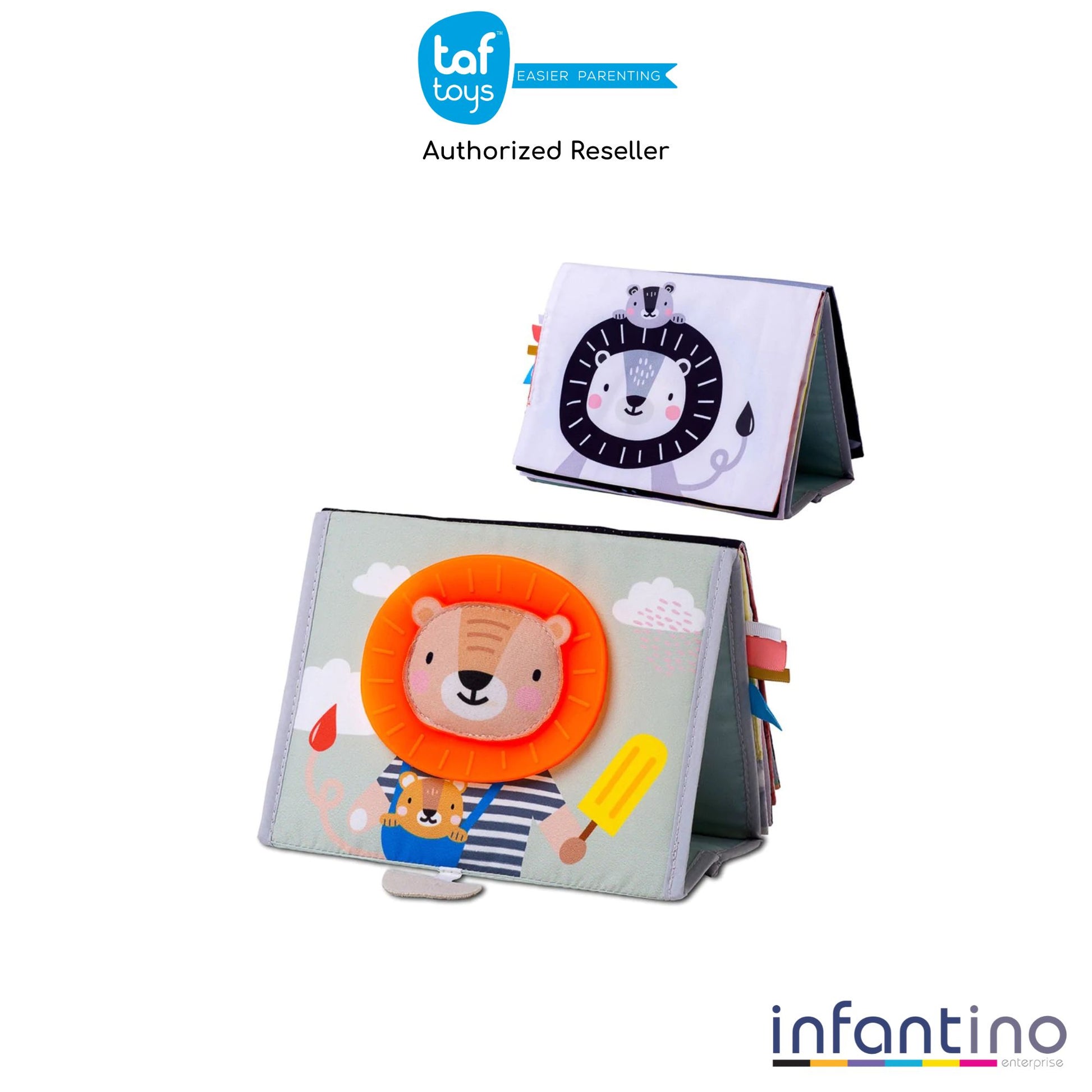 Taf Toys Savannah Tummy-Time Book - Infantino