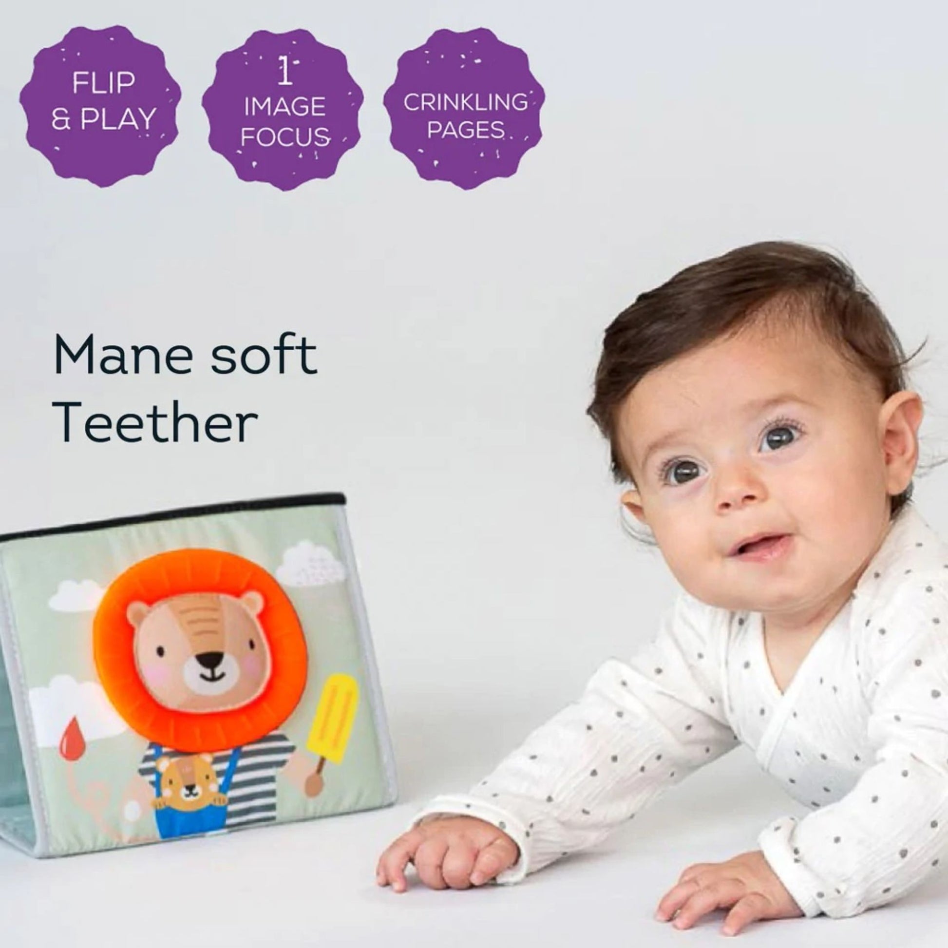 Taf Toys Savannah Tummy-Time Book - Infantino