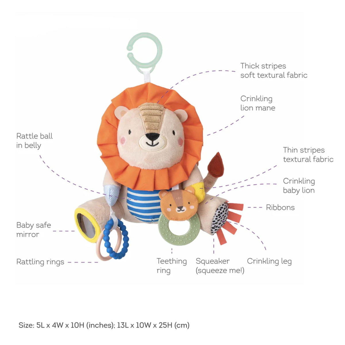 Taf Toys Harry The Lion Activity Toy