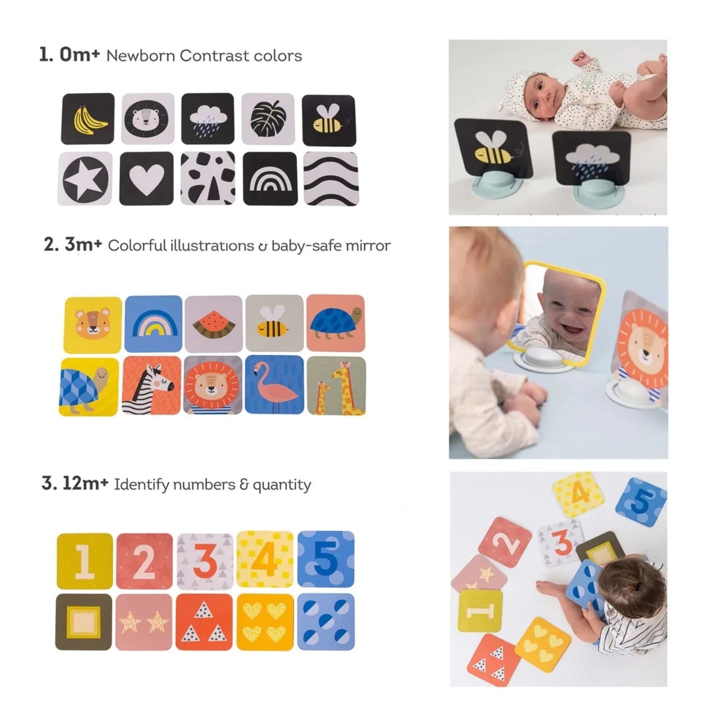 Taf Toys My 1st Tummy-Time Cards