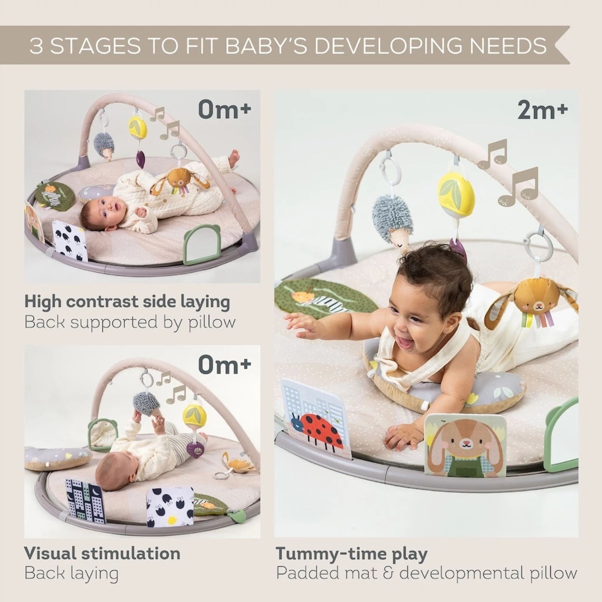 Taf Toys Tummy Time Activity Gym - Infantino