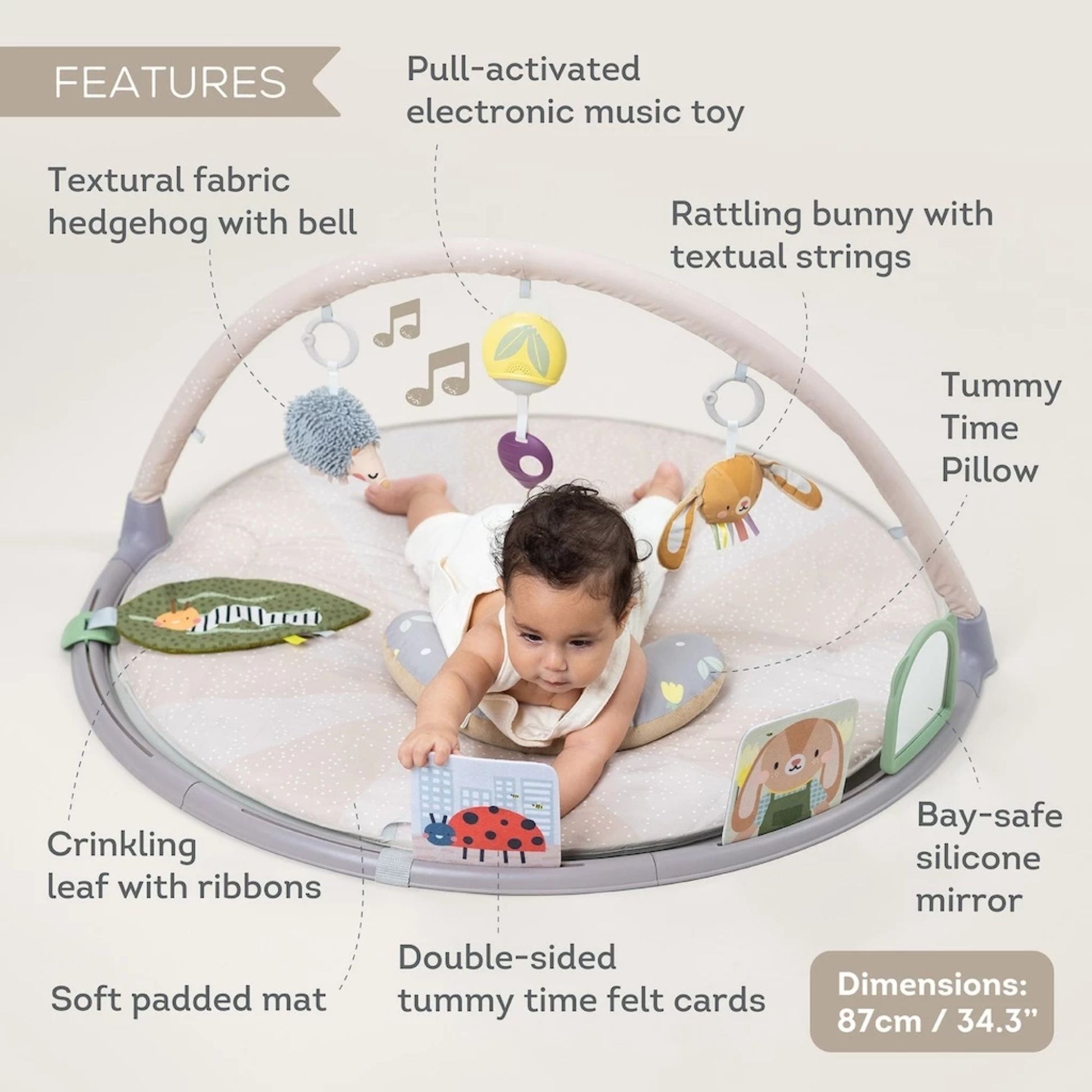 Taf Toys Tummy Time Activity Gym - Infantino