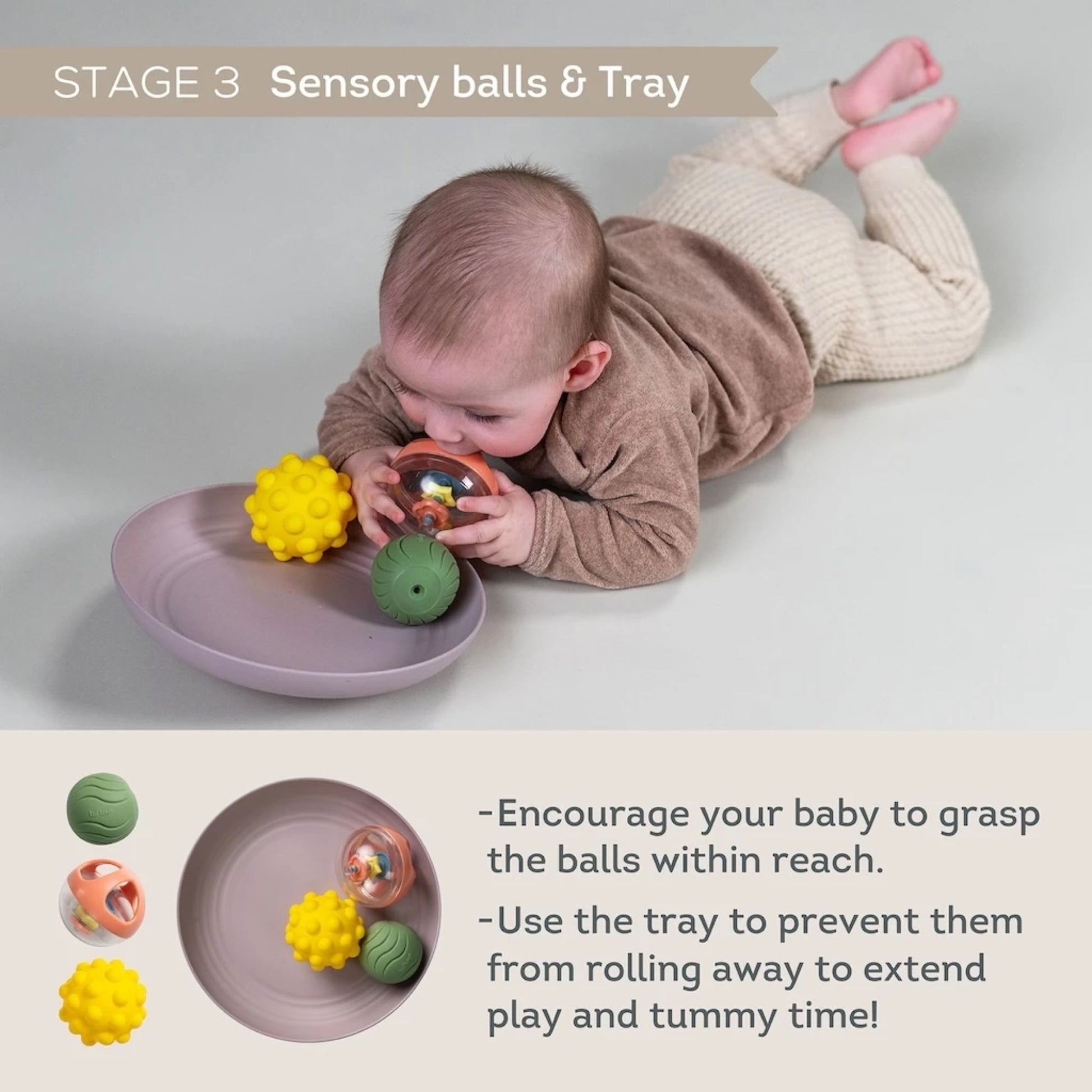 Taf Toys Tummy Time Essentials Kit - Infantino