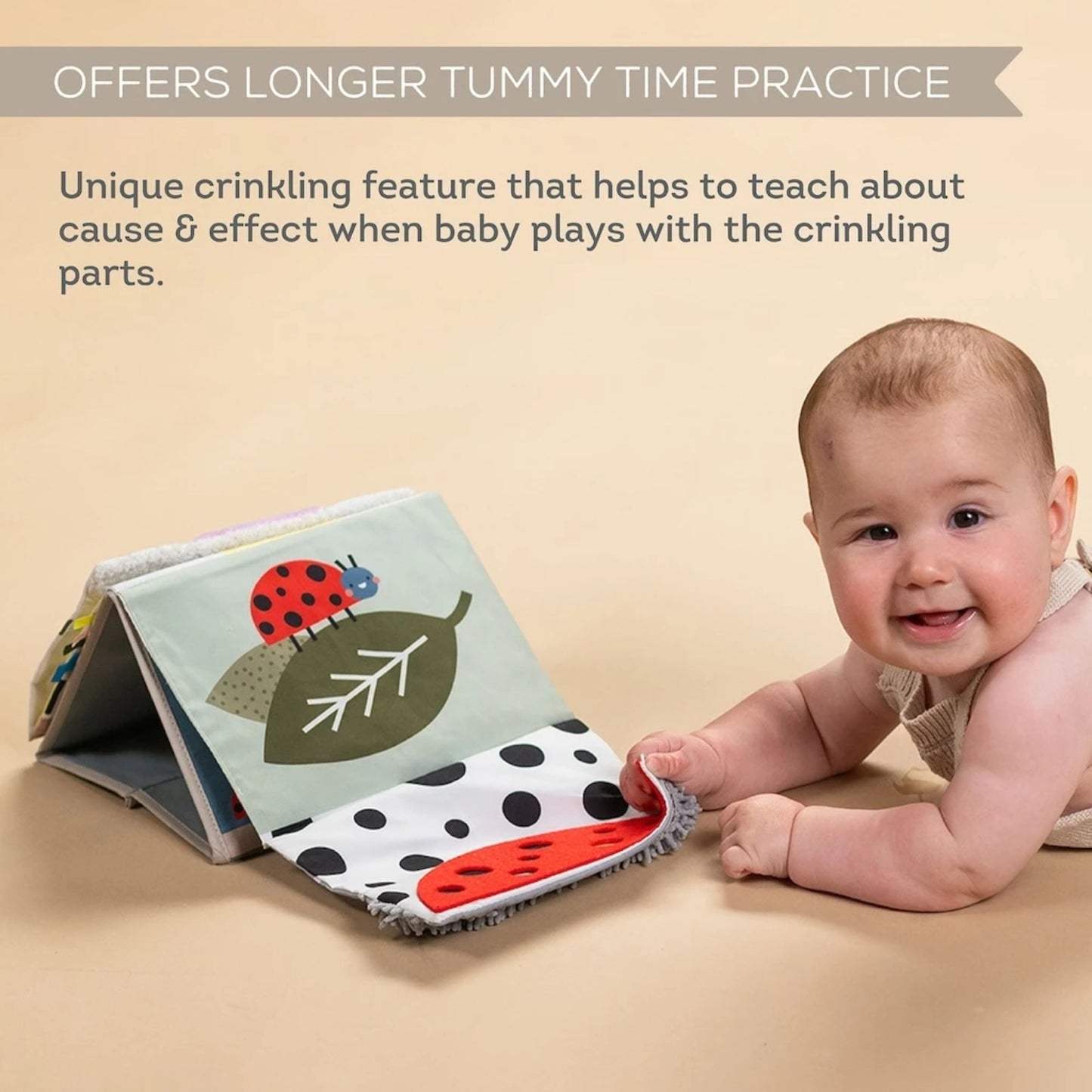 Taf Toys Tummy Time Sensory Book - Infantino