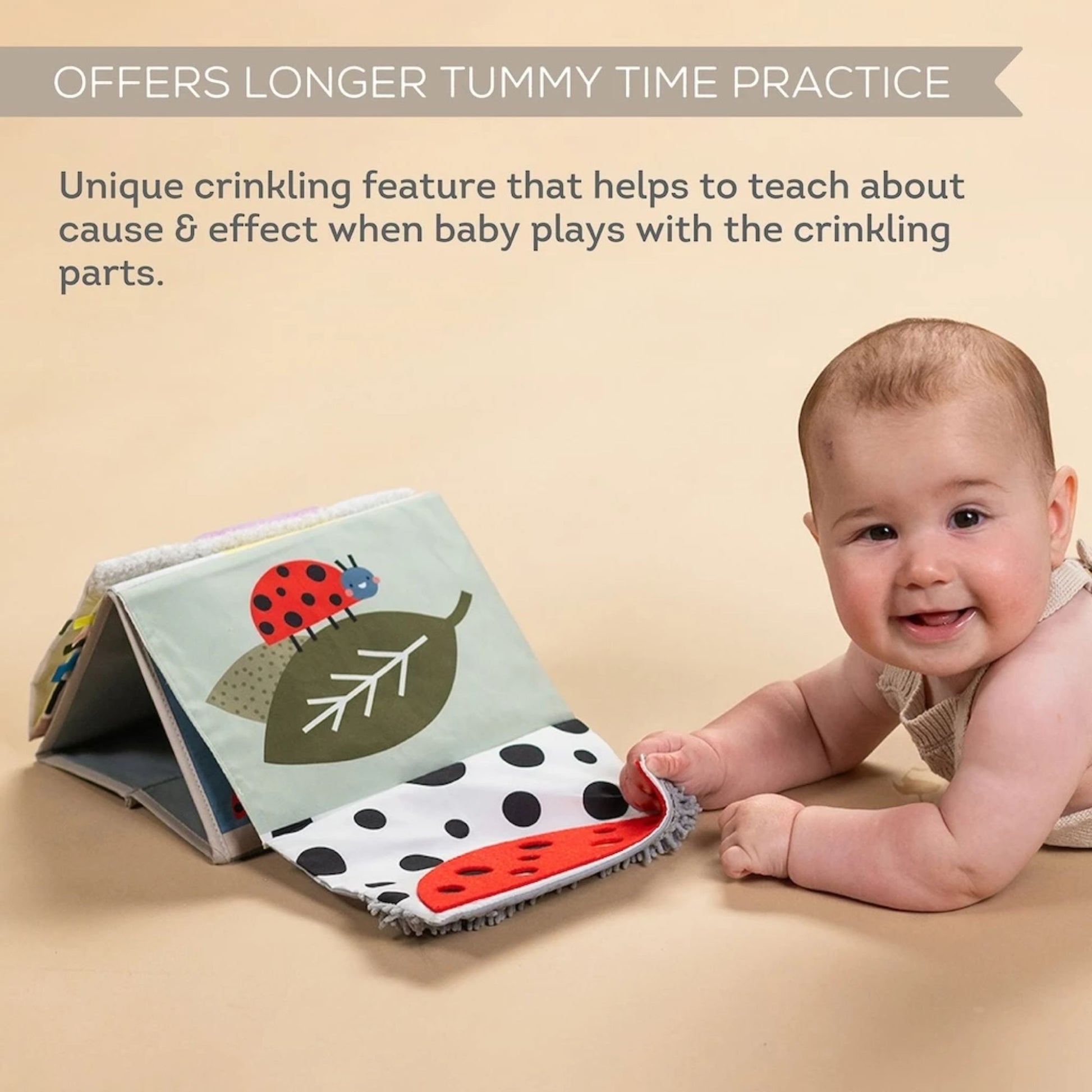 Taf Toys Tummy Time Sensory Book - Infantino