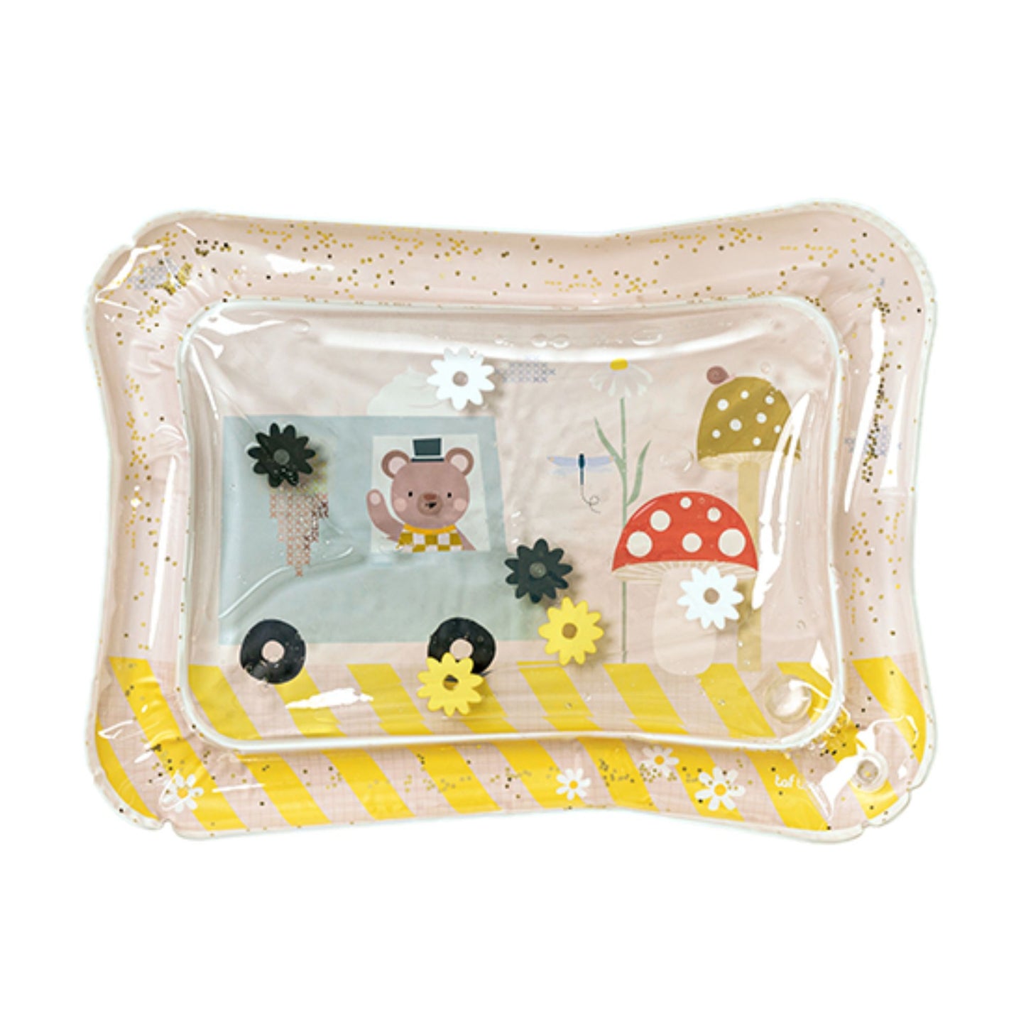 Taf Toys Baby Tummy Time Water Play Mat (Ice Cream Mat) - Infantino