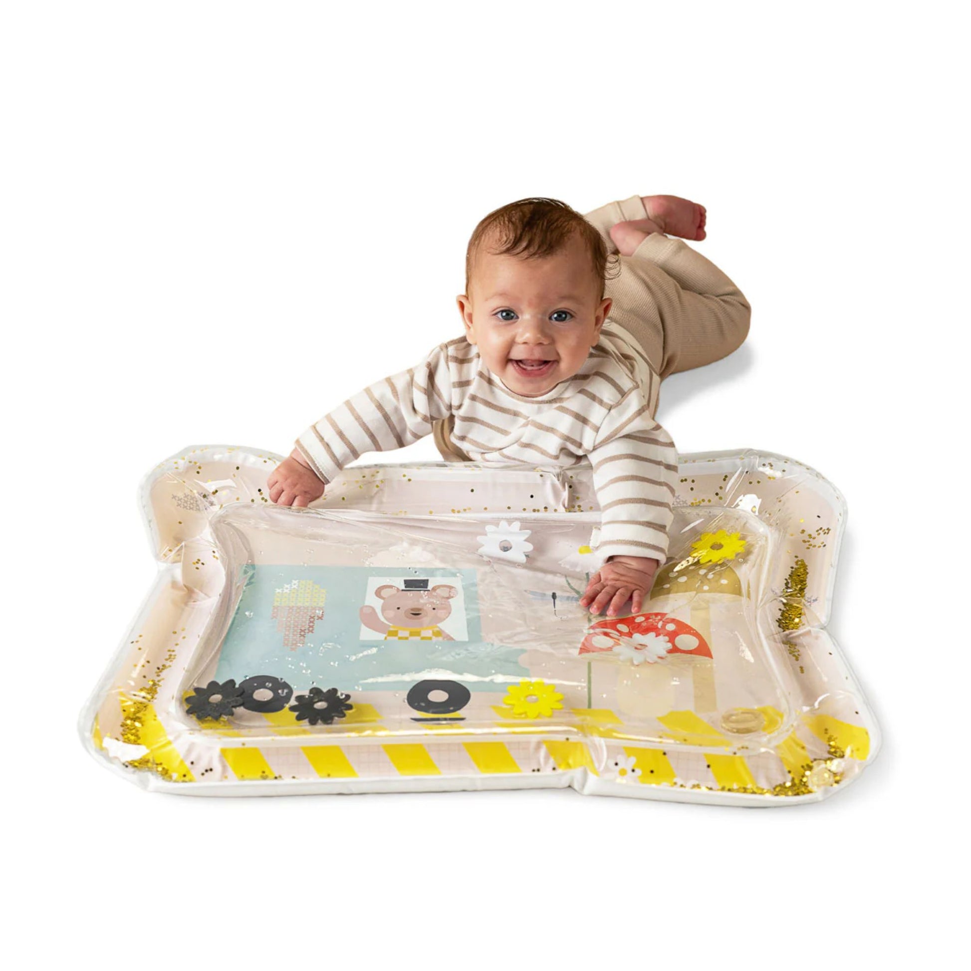 Taf Toys Baby Tummy Time Water Play Mat (Ice Cream Mat) - Infantino