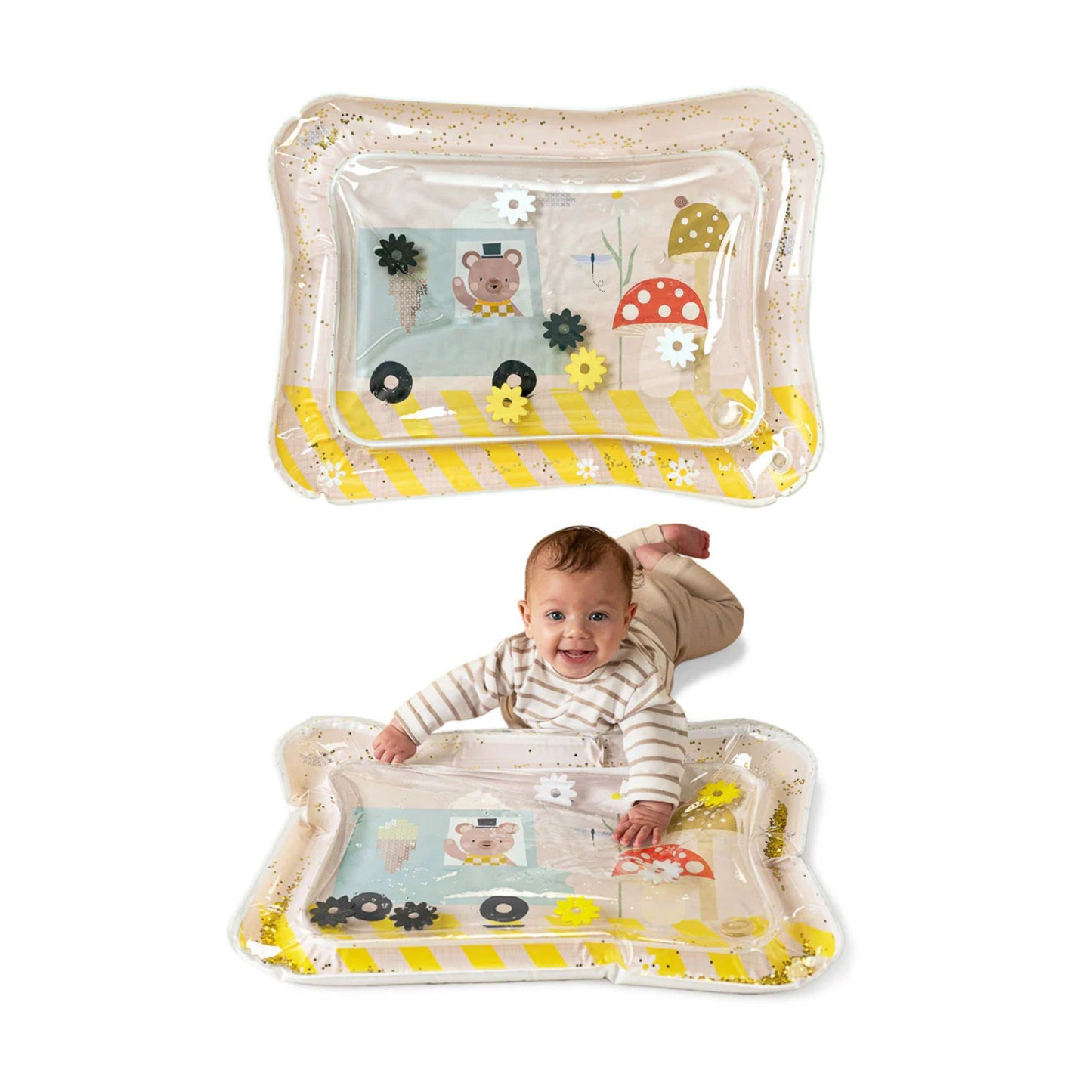 Taf Toys Baby Tummy Time Water Play Mat (Ice Cream Mat) - Infantino