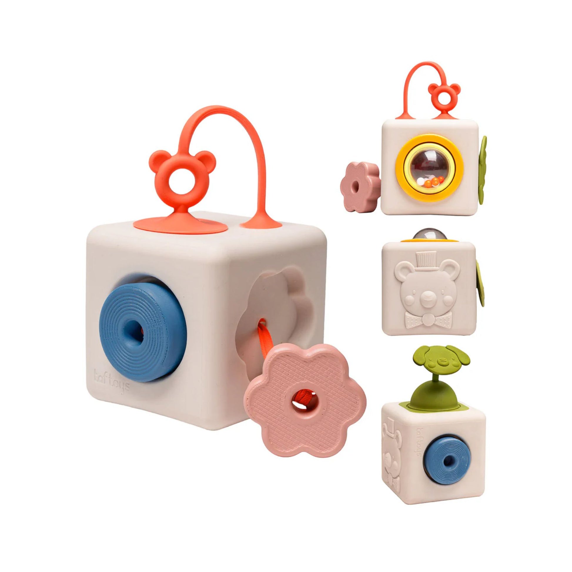 Taf Toys Peek & Play Silicone Activity Cube - Infantino