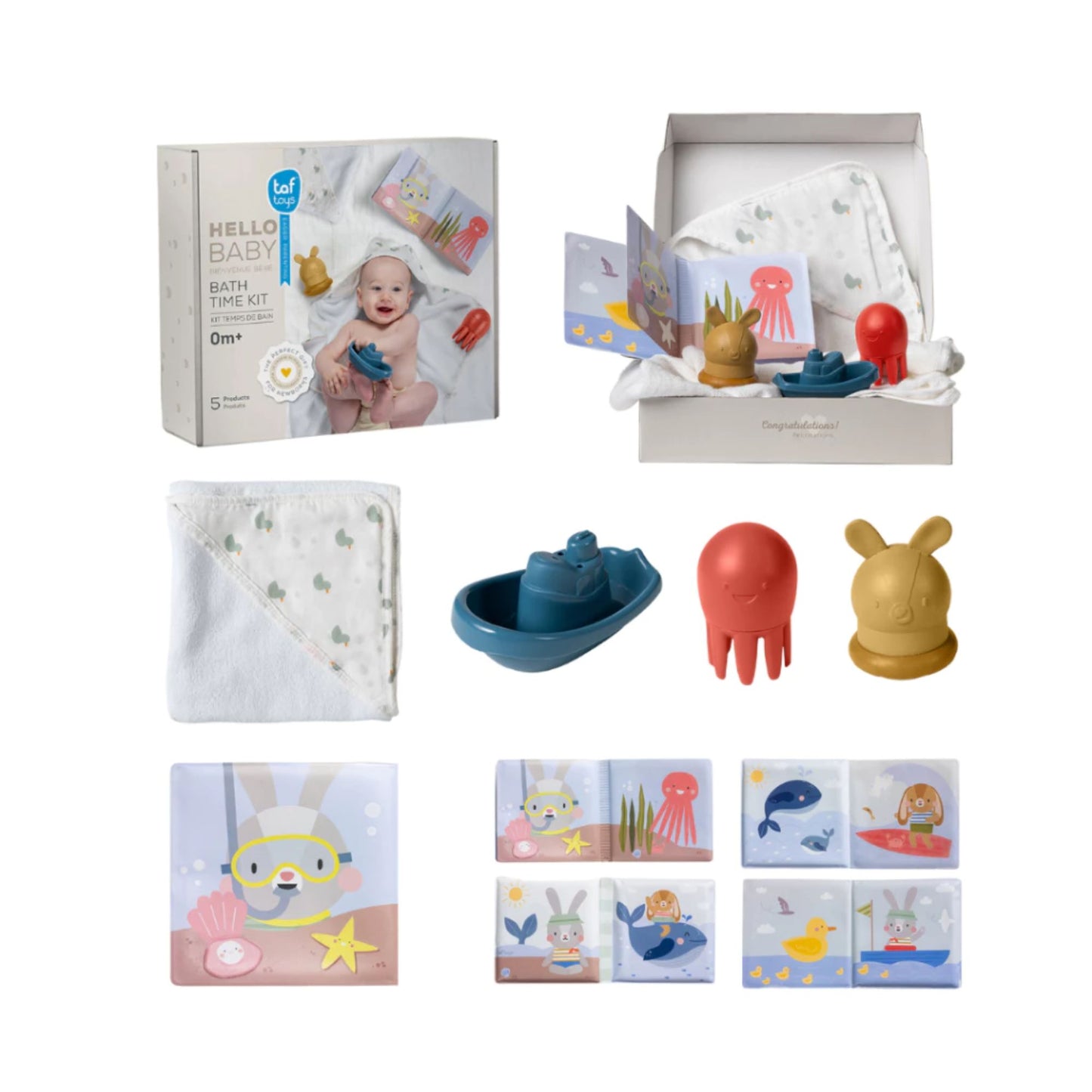 Taf Toys Bath Time Kit Gift Set - Infantino