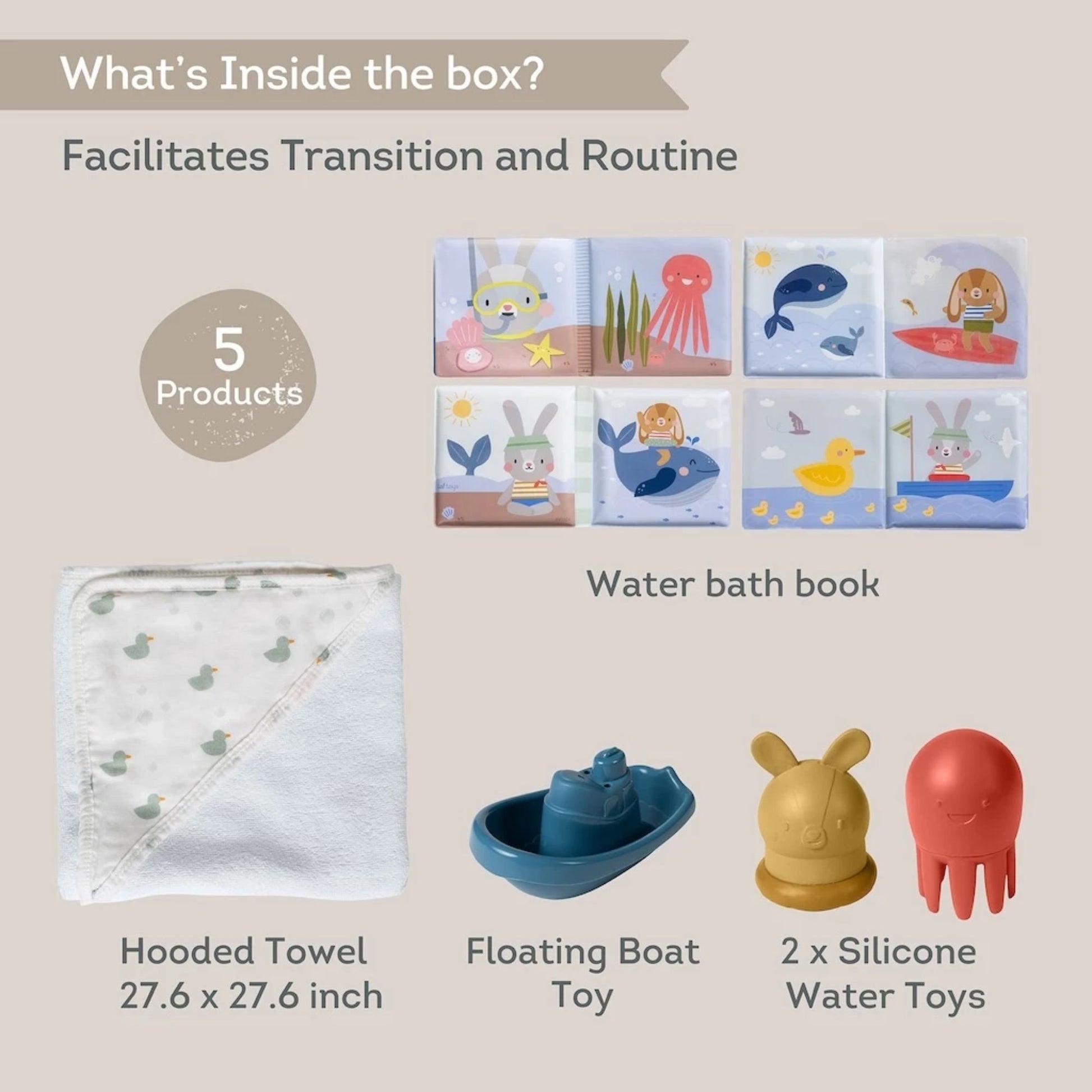 Taf Toys Bath Time Kit Gift Set - Infantino
