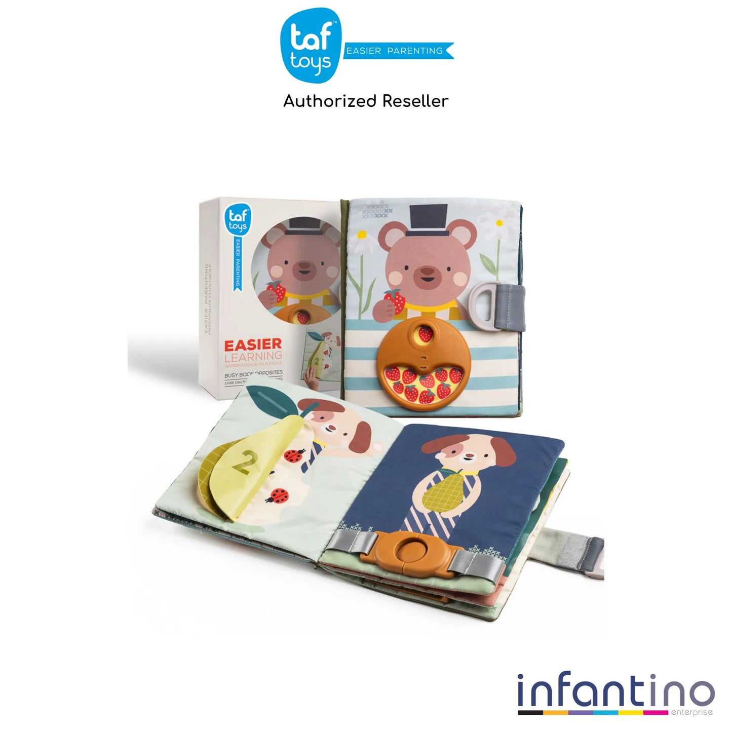 Taf Toys Busy Book Opposites - Infantino