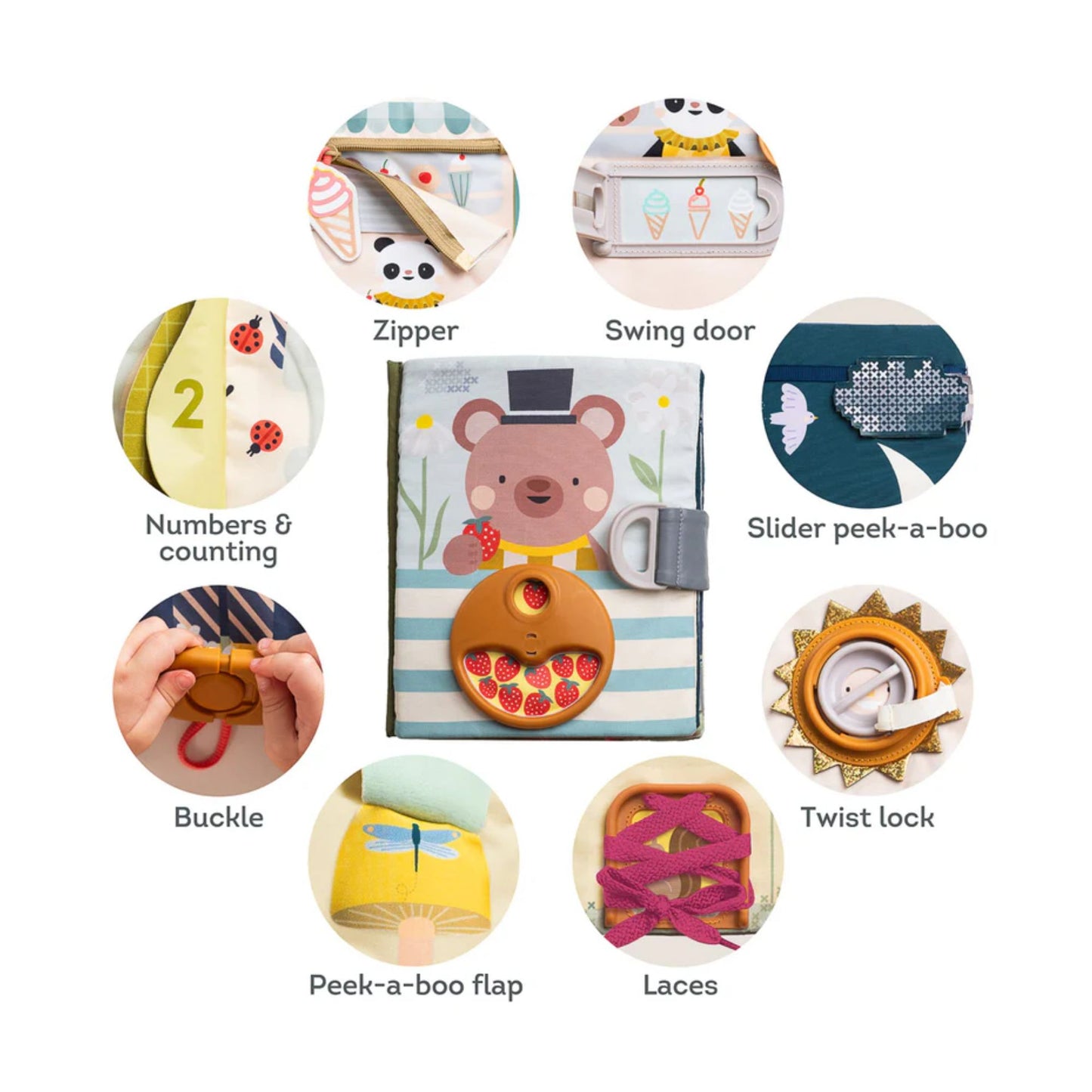 Taf Toys Busy Book Opposites - Infantino