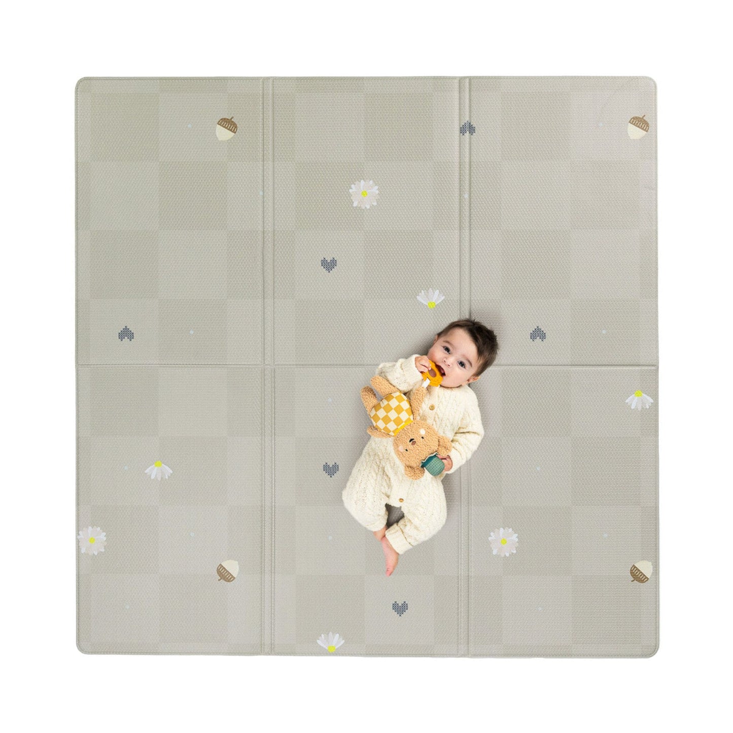 Taf Toys Fold & Play Checkers Baby Play Mat - Infantino