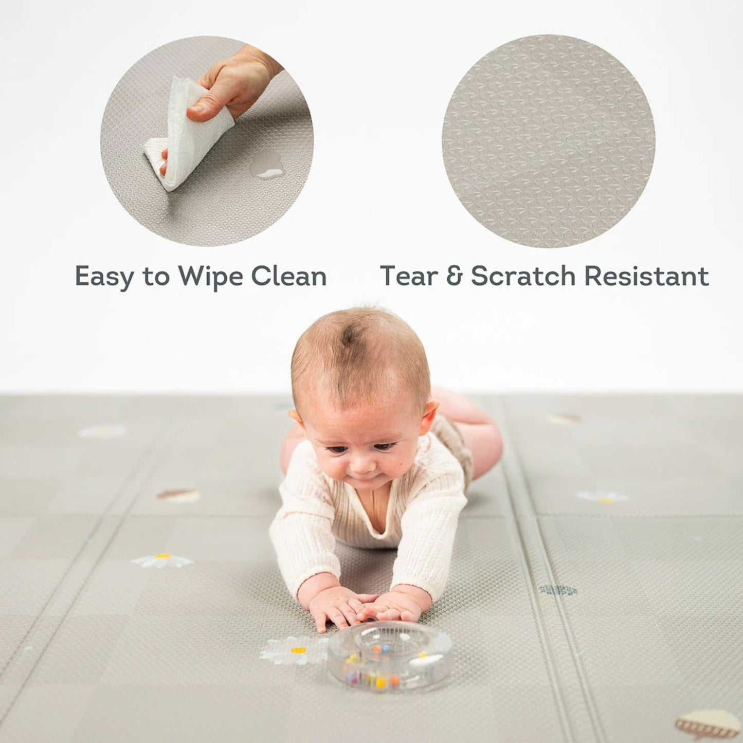 Taf Toys Fold & Play Checkers Baby Play Mat - Infantino
