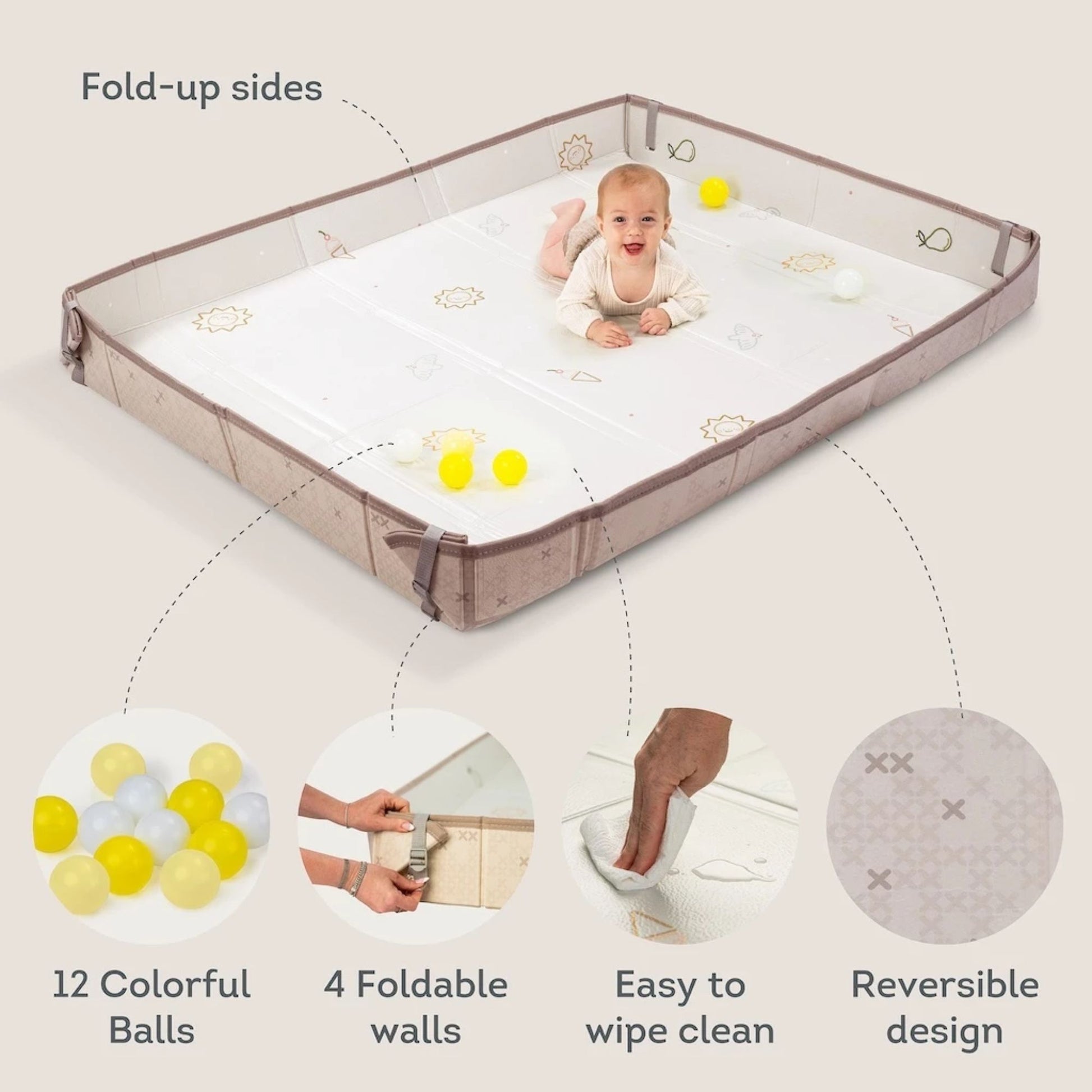 Taf Toys Fold 'n Fun Baby Play Mat - Infantino