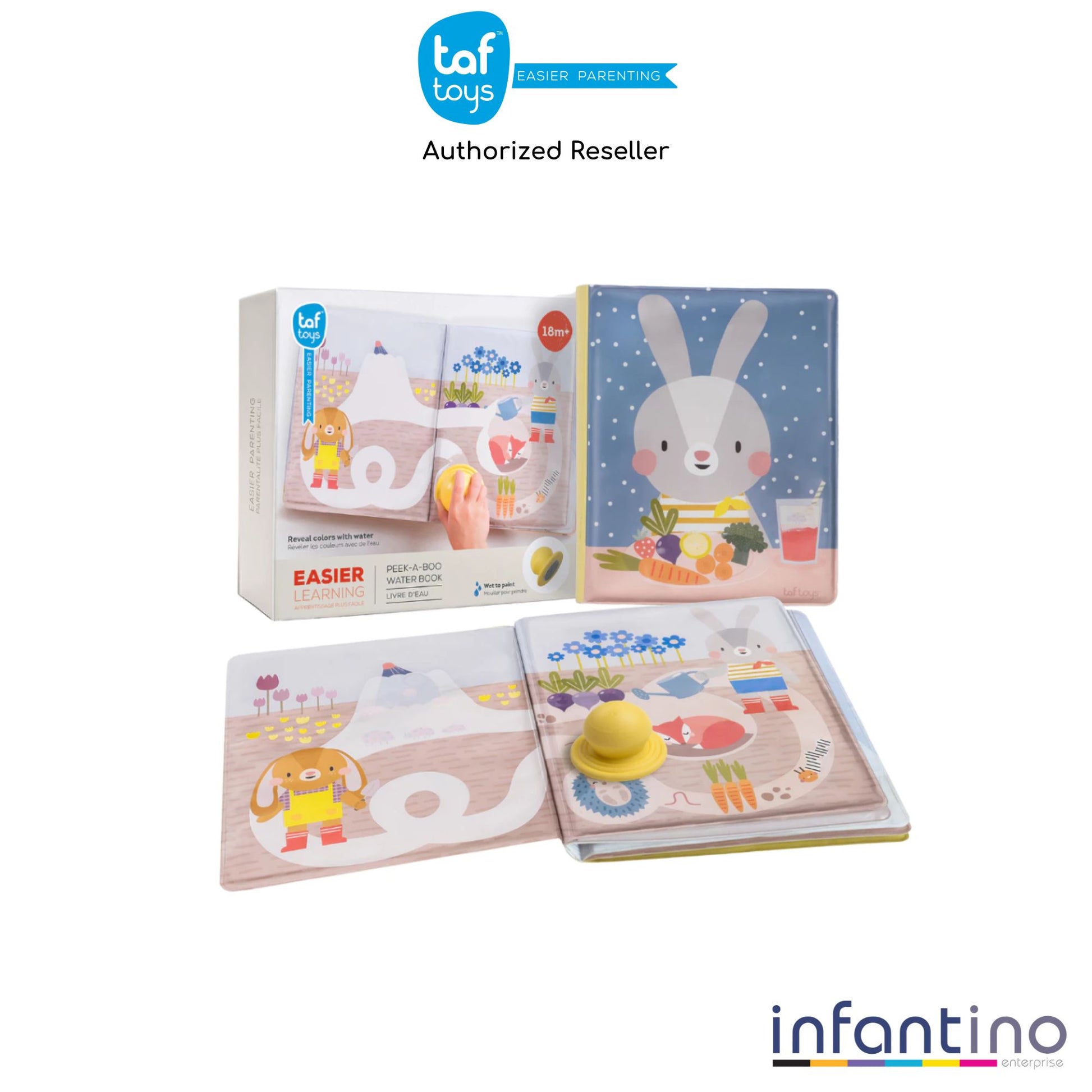 Taf Toys Peek-A-Boo Water Book - Infantino