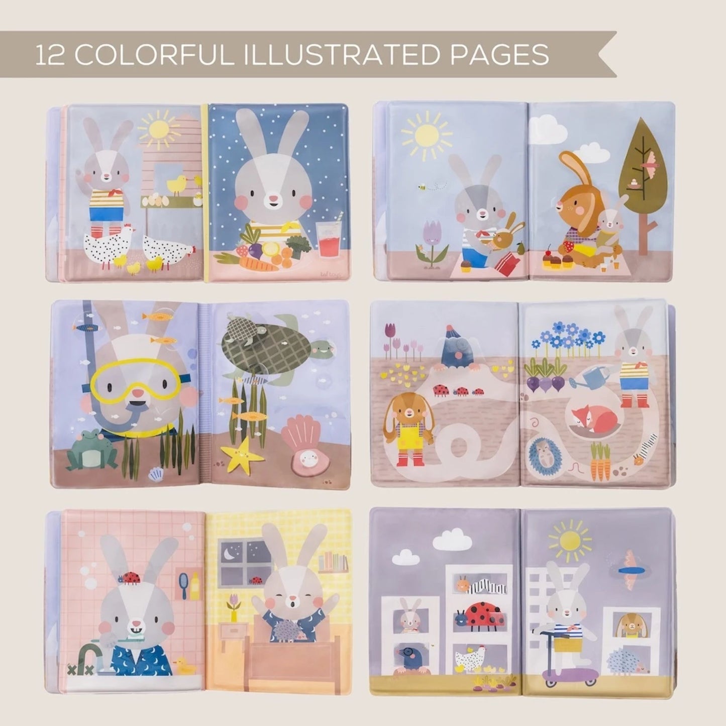 Taf Toys Peek-A-Boo Water Book - Infantino