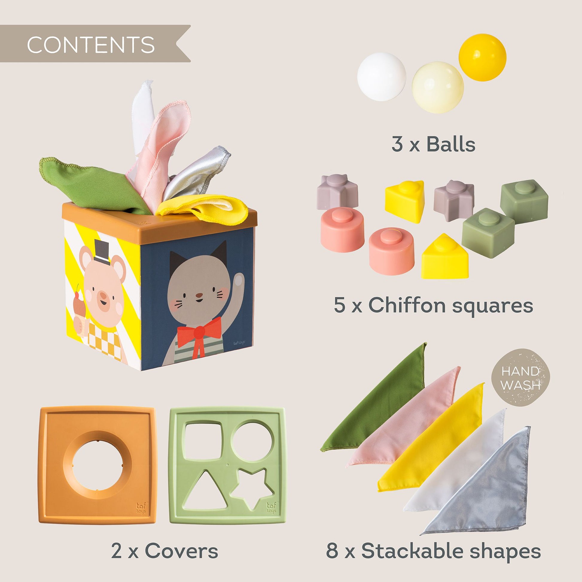 Taf Toys Play & Discover Cube - Infantino