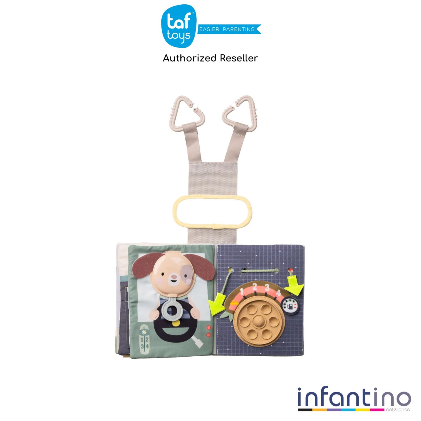 Taf Toys Quiet Ride Time Busy Book - Infantino