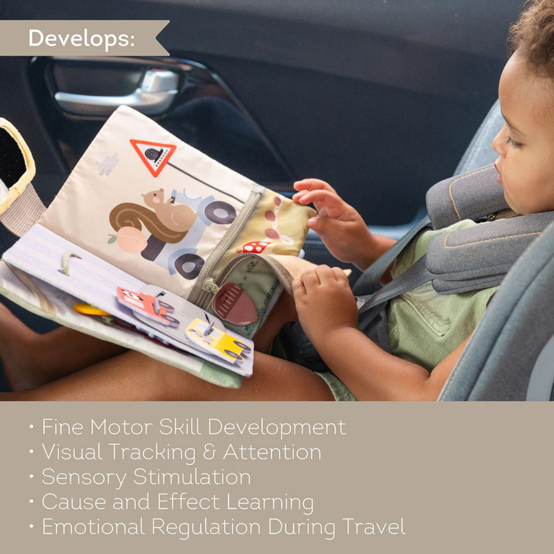 Taf Toys Quiet Ride Time Busy Book - Infantino