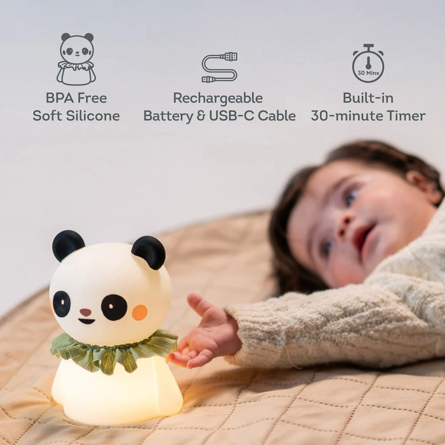 Taf Toys Rechargeable Silicone Baby Night Light - Infantino