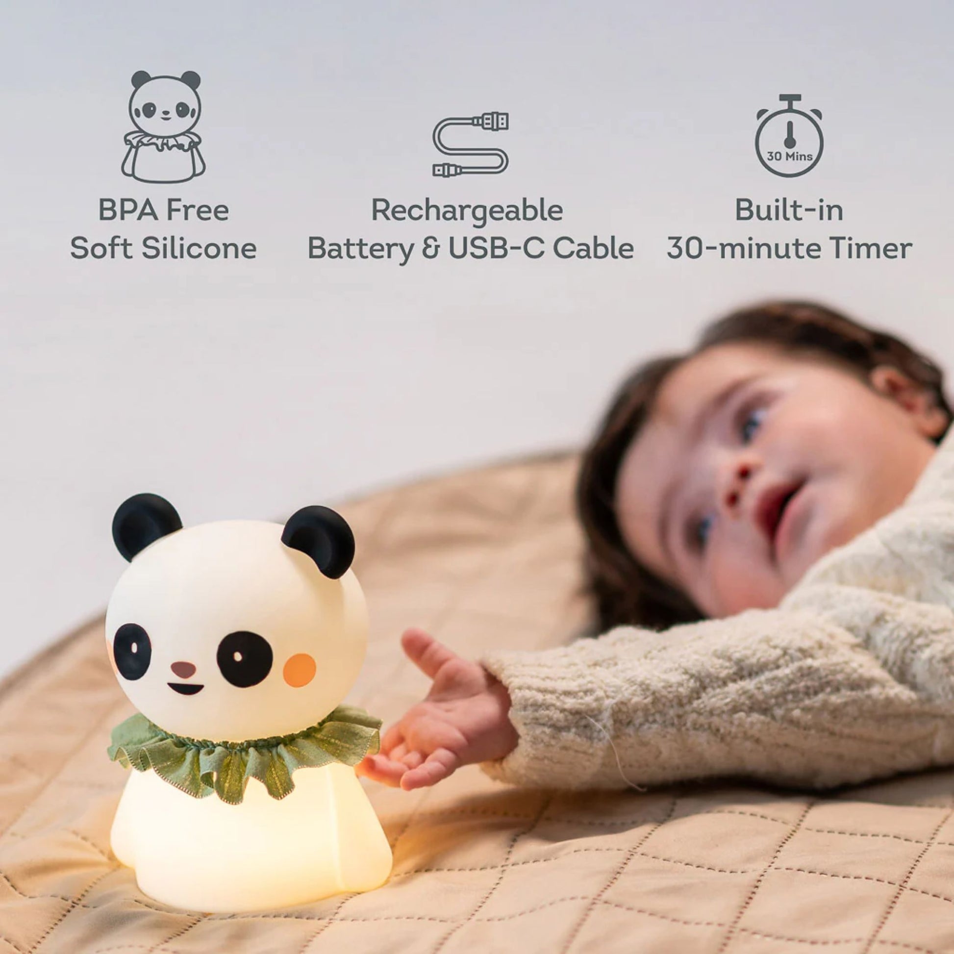 Taf Toys Rechargeable Silicone Baby Night Light - Infantino