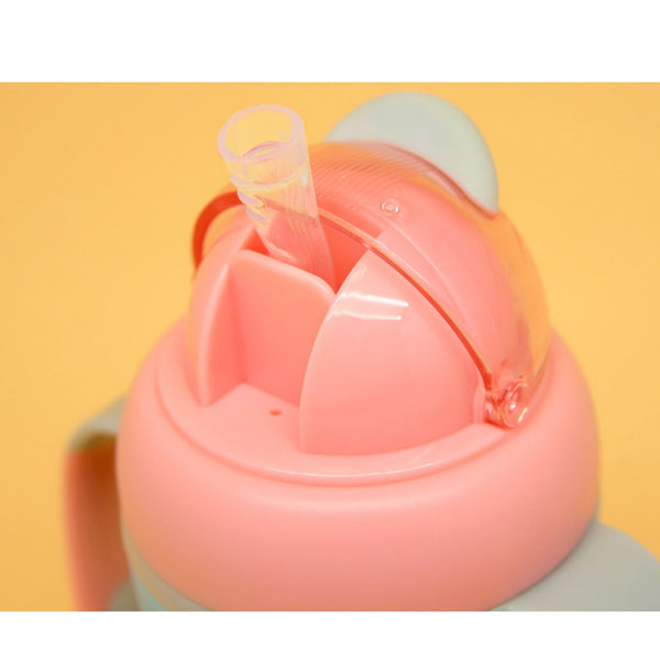 Marcus & Marcus 2-stage Tritan Straw Bottle - Pink