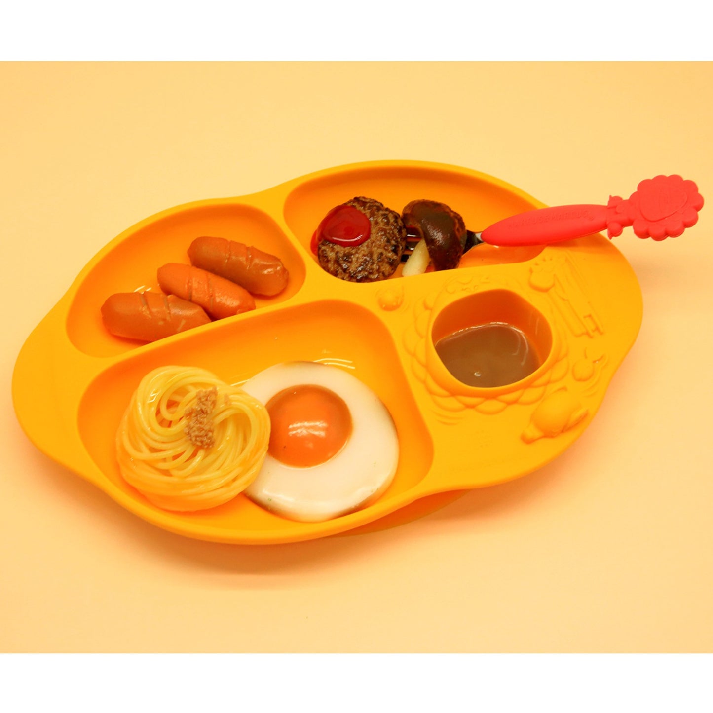 Marcus & Marcus Yummy Dips Suction Divided Plate