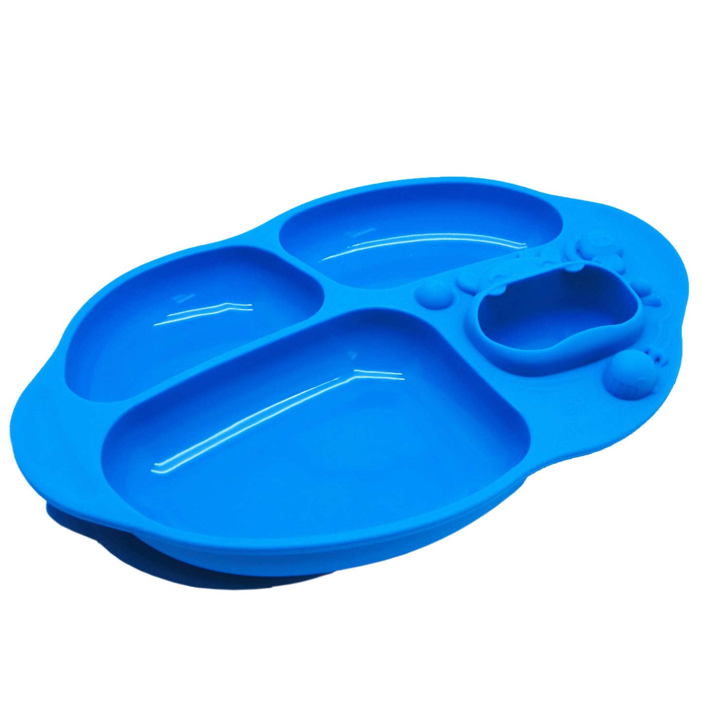 Marcus & Marcus Yummy Dips Suction Divided Plate