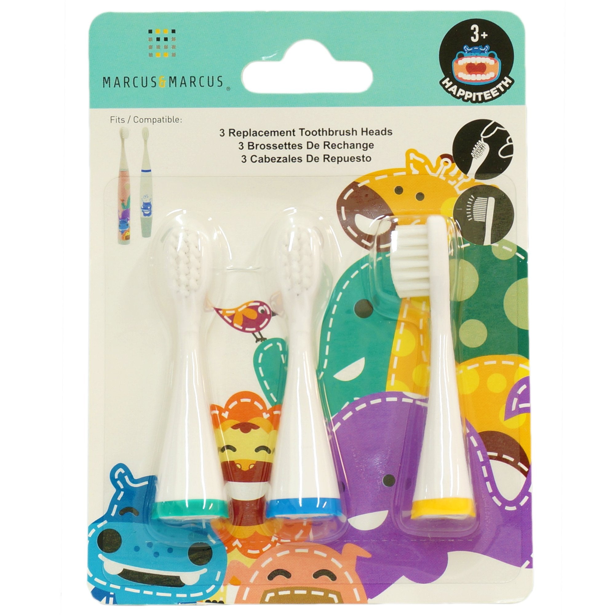 Marcus & Marcus Replacement Toothbrush Heads (Ollie, Lucas, Lola)