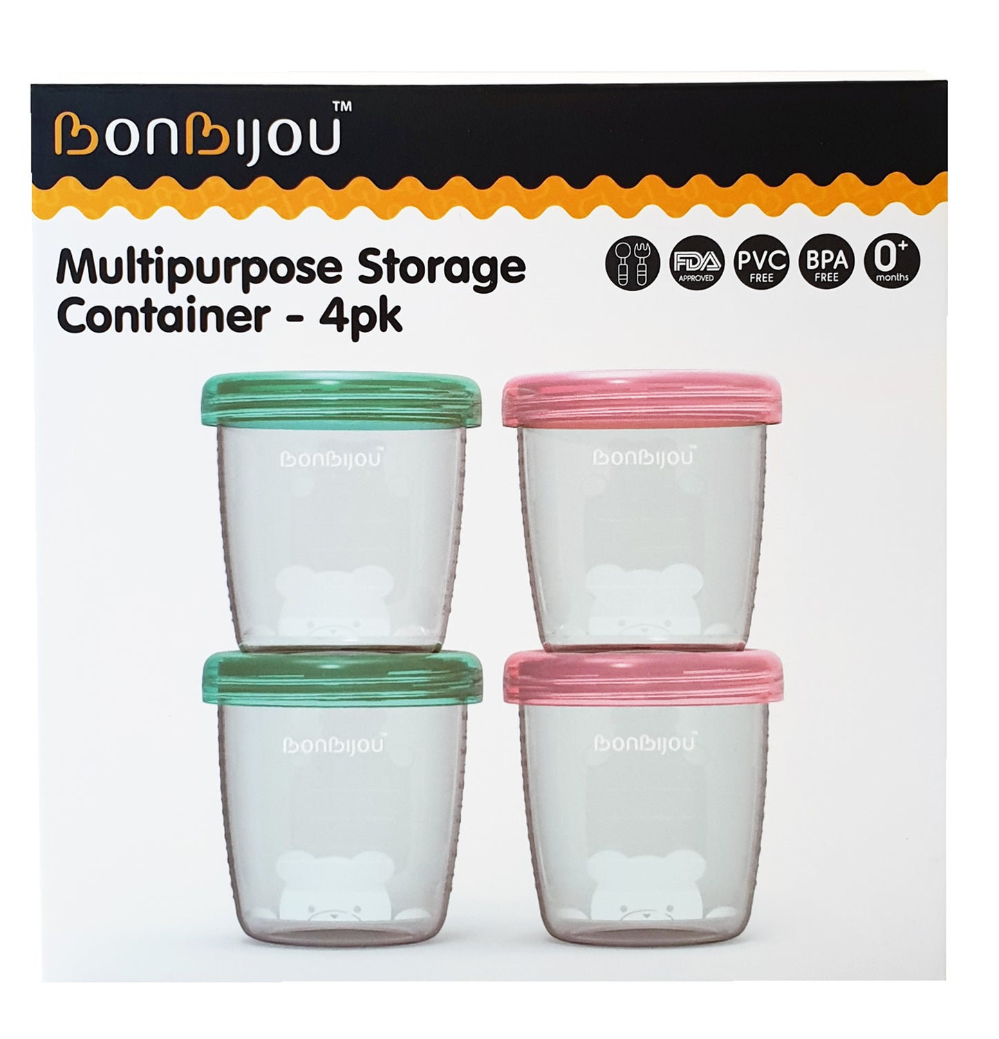 Multipurpose Storage Container - 4PK - Bonbijou