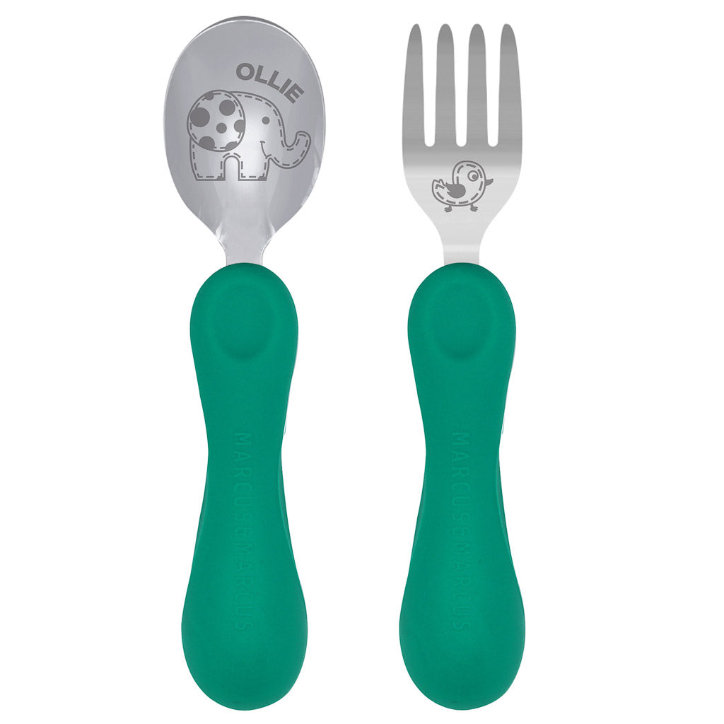 Marcus & Marcus Easy Grip Spoon & Fork Set