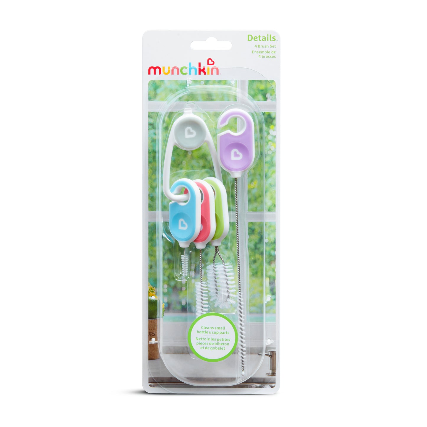 Munchkin Details ™ Bottle & Cup Cleaning Brush Set