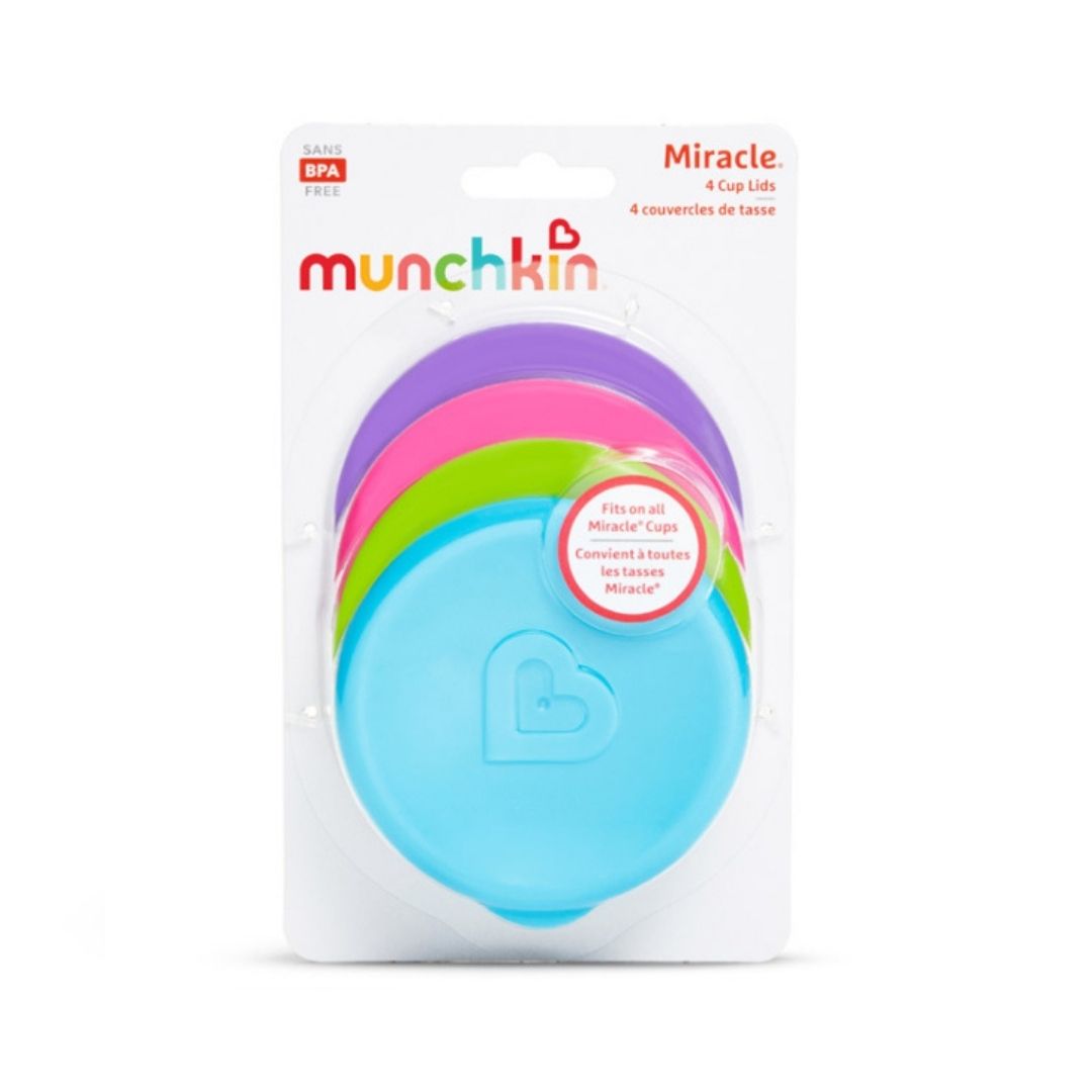 Munchkin Miracle ® Cup Lids - 4pk