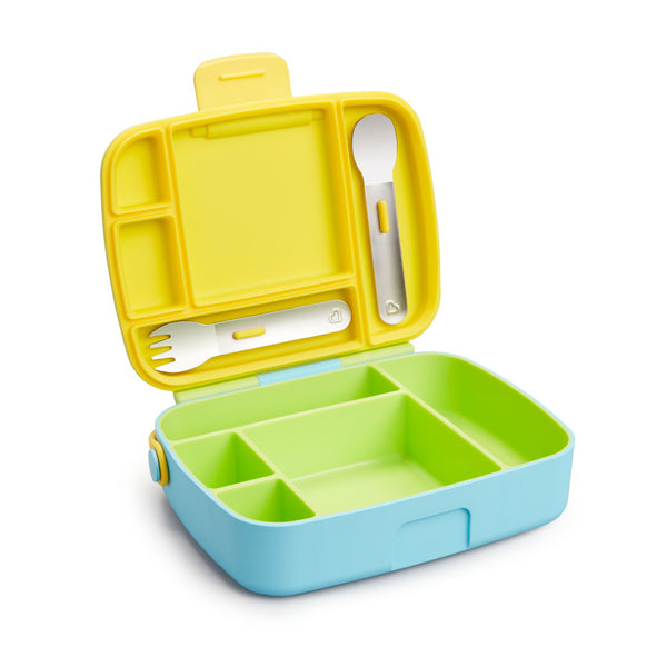 Munchkin Lunch™ Bento Box with Stainless Steel Utensils