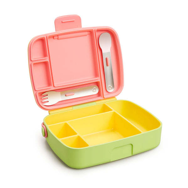 Munchkin Lunch™ Bento Box with Stainless Steel Utensils