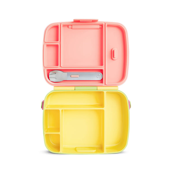 Munchkin Lunch™ Bento Box with Stainless Steel Utensils