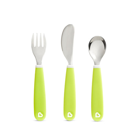Munchkin Splash™ Toddler Fork, Knife & Spoon Set