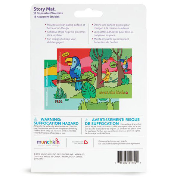 Munchkin Story Mat ™ Disposable Placemats - 18 Pack