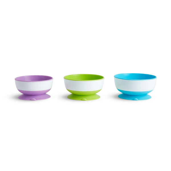 Munchkin Stay Put™ Suction Bowls - 3 Pack